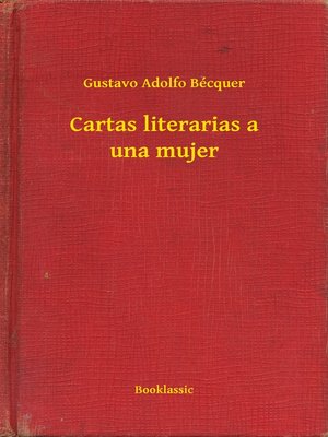 cover image of Cartas literarias a una mujer